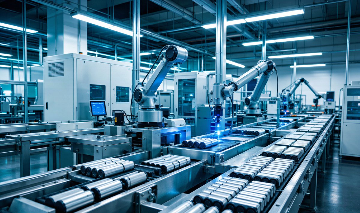 Battery assembly production line